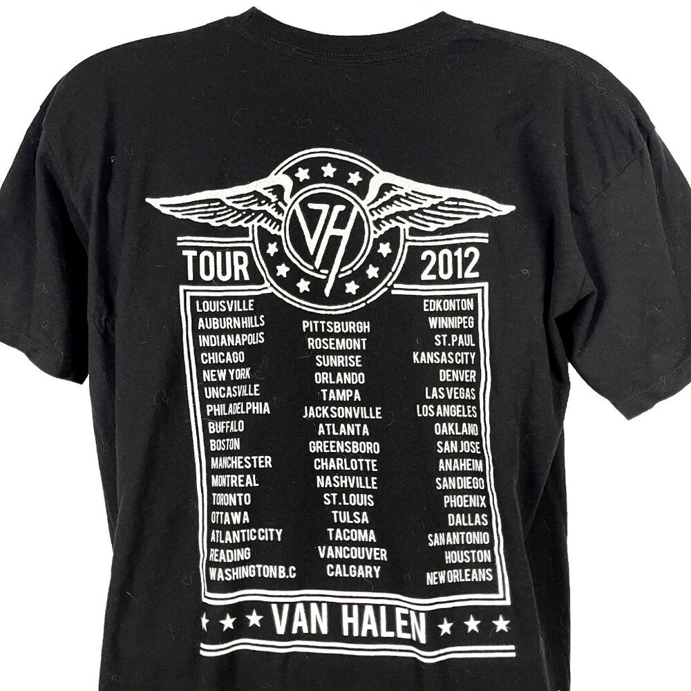 Van Halen Tour 2012 Mens T-Shirt size XL Different Kind of Truth USA Concert - Picture 5 of 6